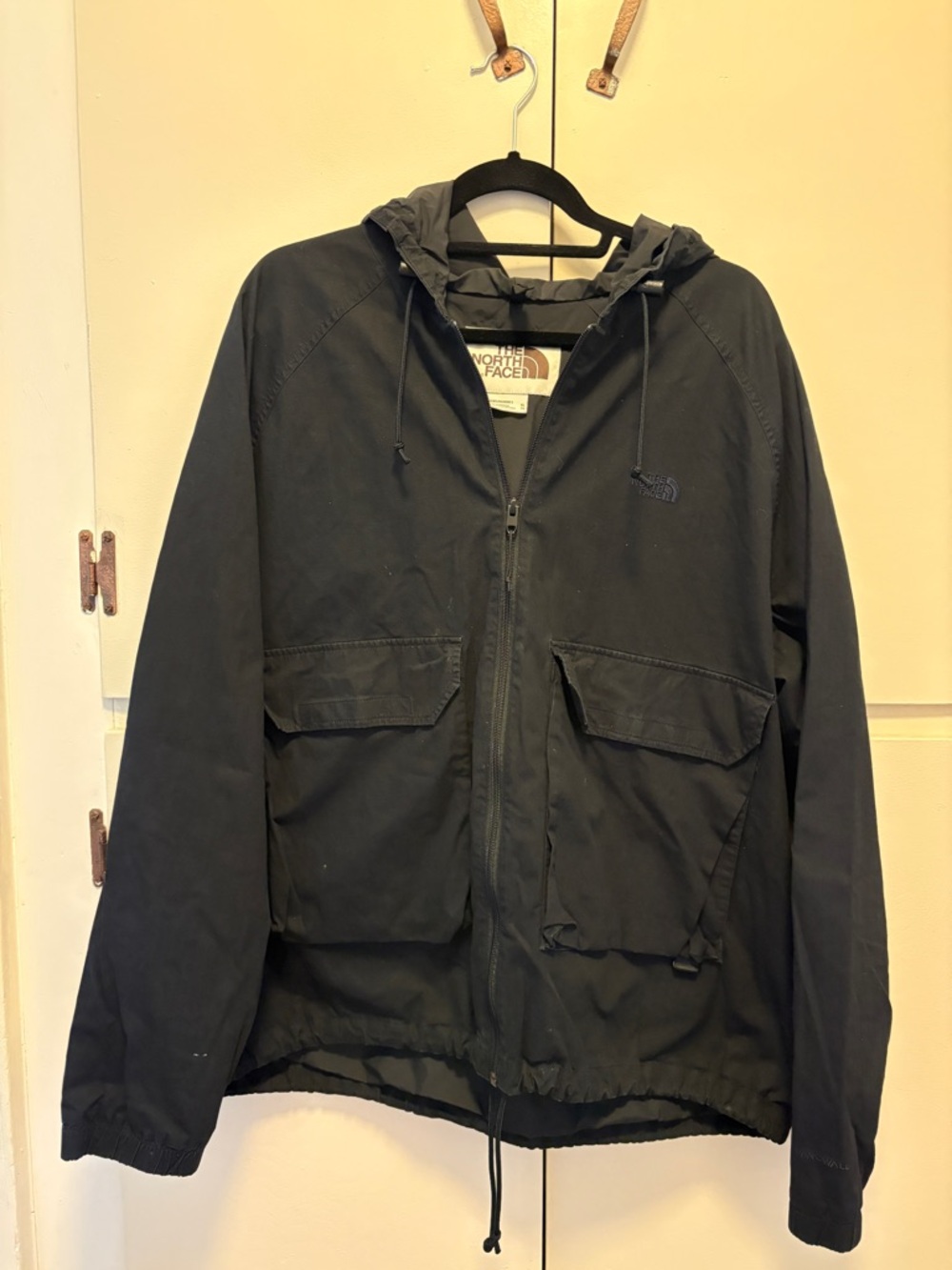 The North Face Men's Black Hooded Field Jacket